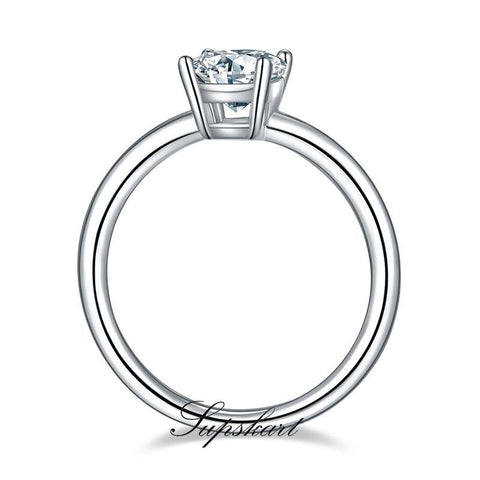 Classic Round CVD Diamonds Ring-D color VVS - supskart