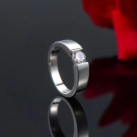 Classic Simple Design CVD Diamond Ring - supskart