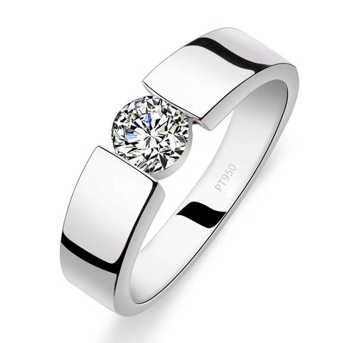 Classic Simple Design CVD Diamond Ring - supskart