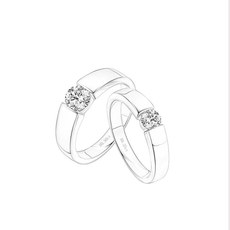 Classic Simple Design CVD Diamond Ring - supskart