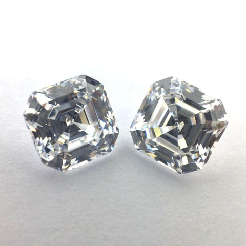 CVD Loose Diamond Stone Asscher Cut-D color VVS - supskart