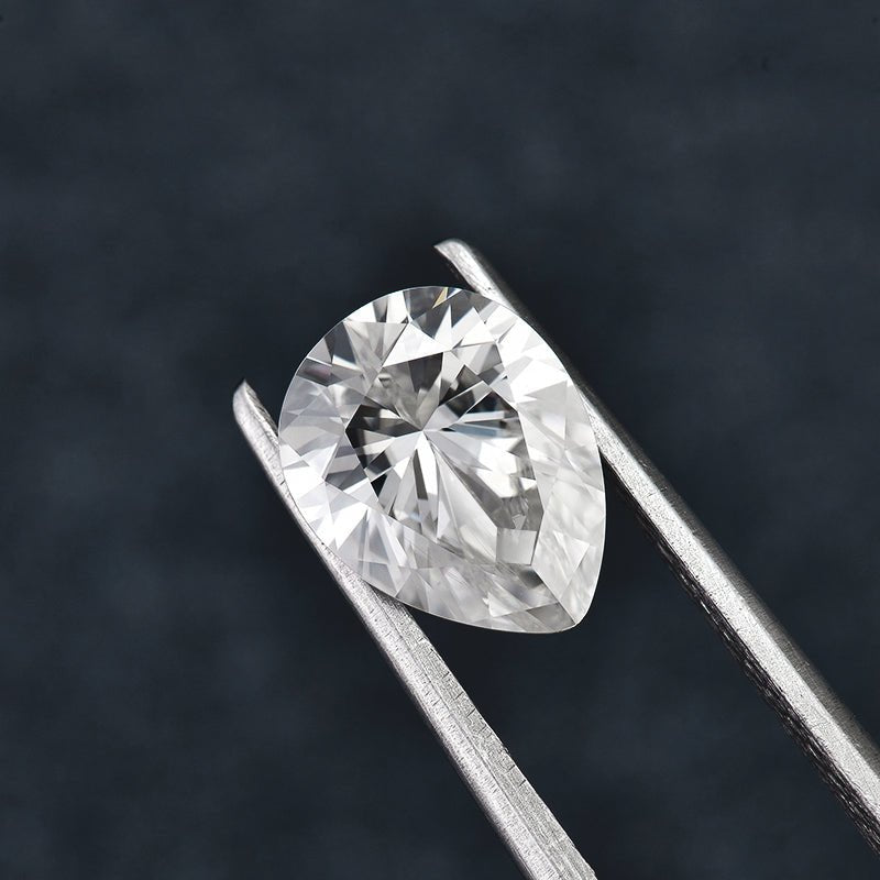 CVD Loose Diamond Stone Pear Shape Cut-D color VVS - supskart