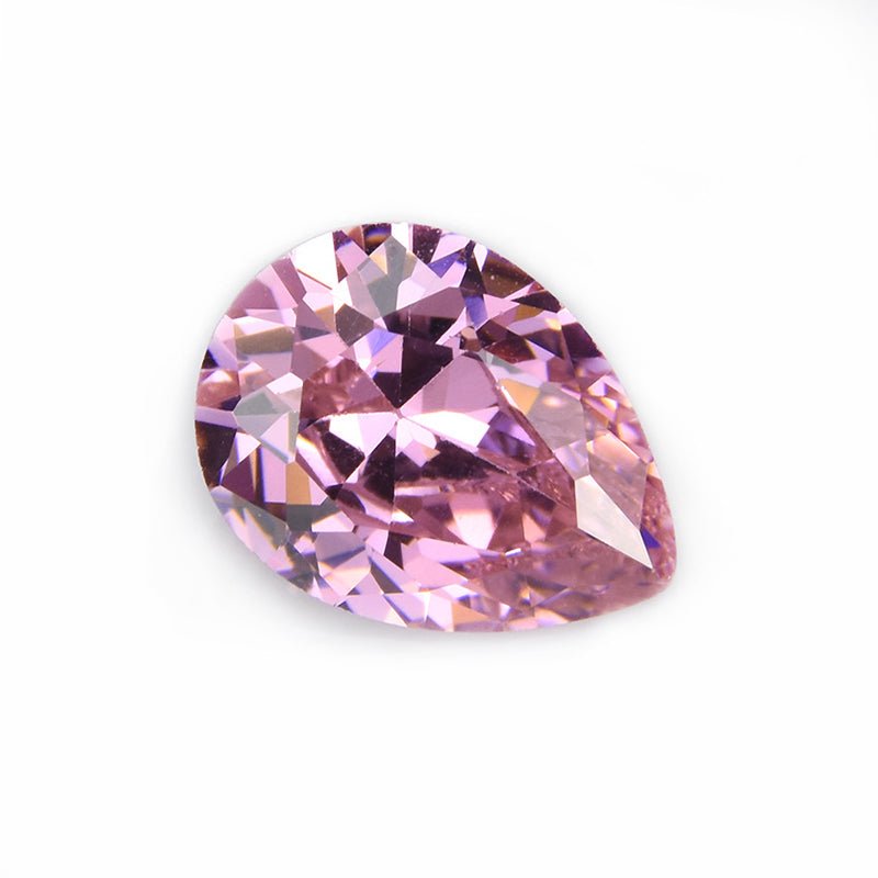 CVD Loose Diamond Stone Pink Pear Shape Cut-D color VVS - supskart