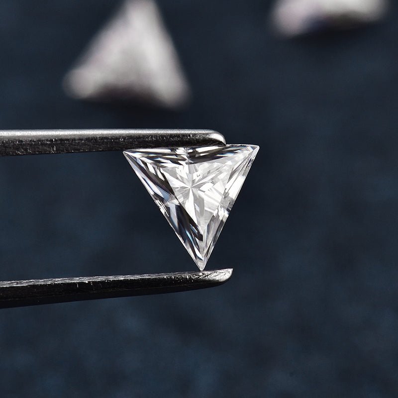 CVD Loose Diamond Stone Triangle Cut-D color VVS - supskart