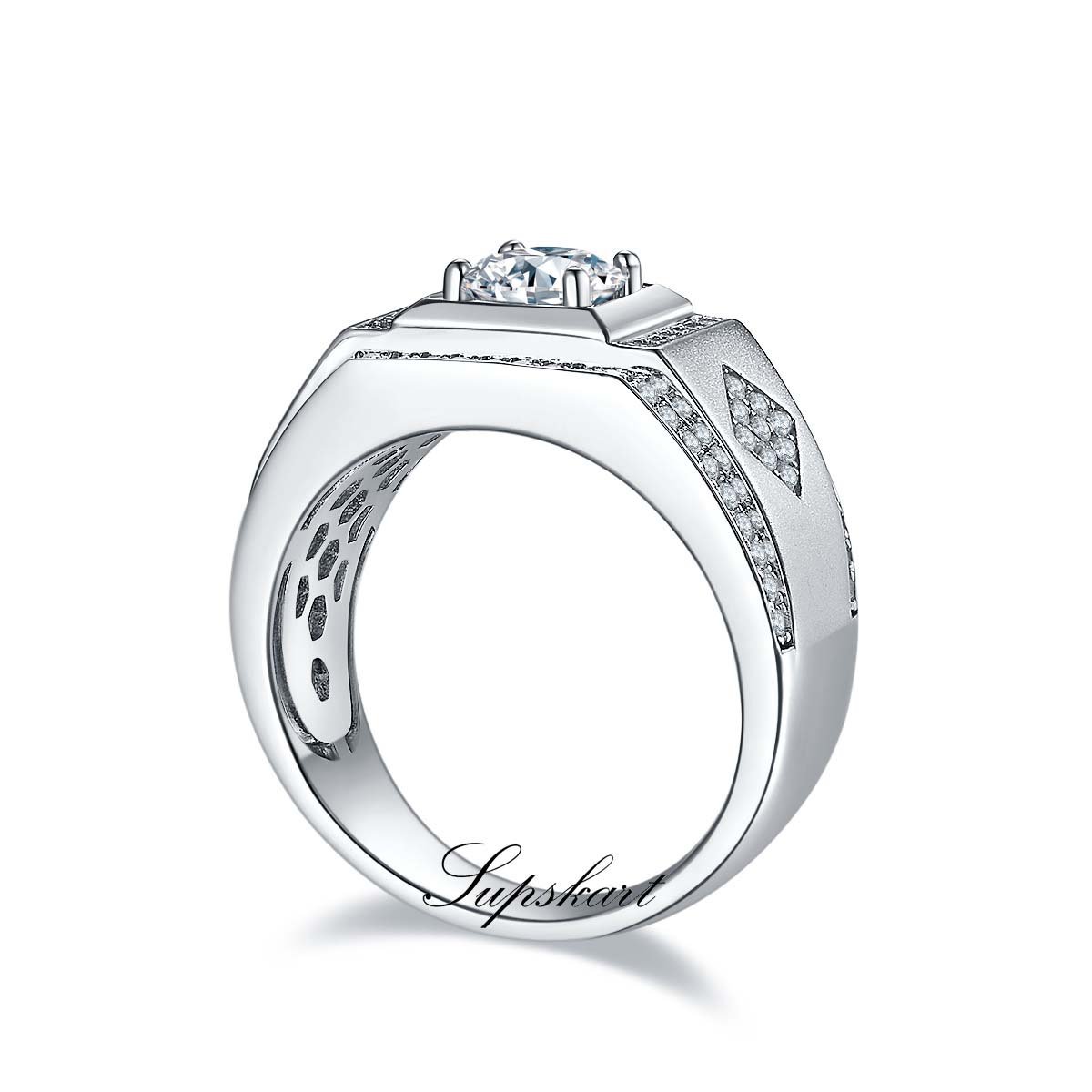 Diamond Style Men's CVD Diamond Ring - supskart