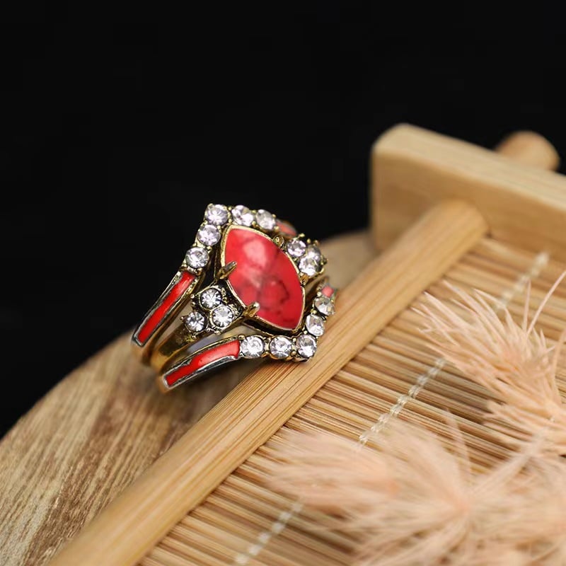 __Last Day SALE- 49% OFF___¤ï_To My Dearest Mother Natural Turquoise Ring