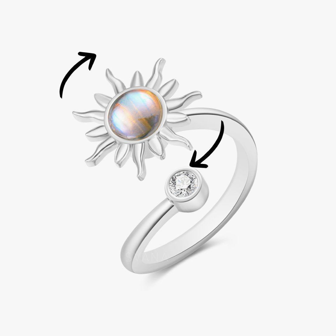 __Promotion- 49% OFF__To My Daughter Sunshine Fidget Ring