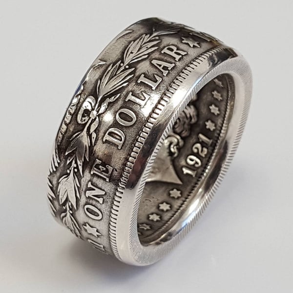 🔥49% OFF🎁1921 Classic Morgan Dollar Coin Ring