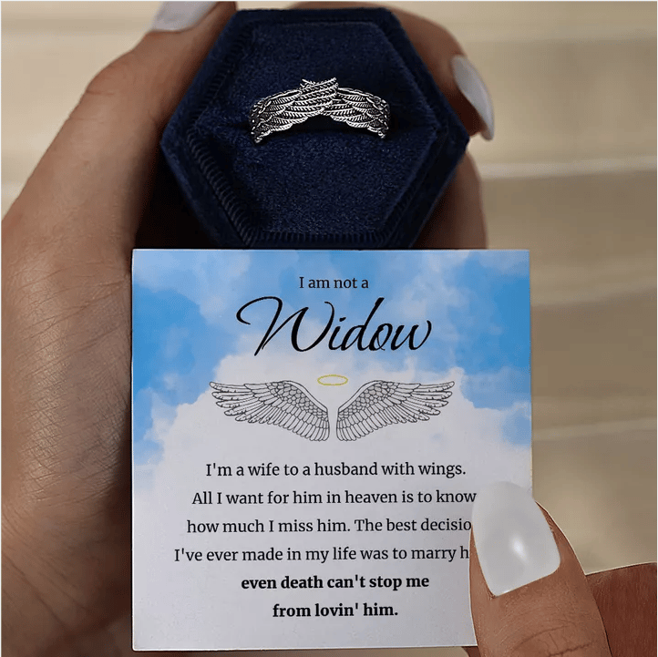 49% OFF___¤ï_-I&#39;m a Wife to a Husband With Wings Ring