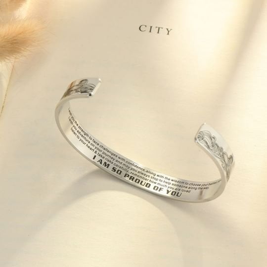 🔥LAST DAY 48% OFF🎁To My Granddaughter, I Am So Proud of You Bracelet