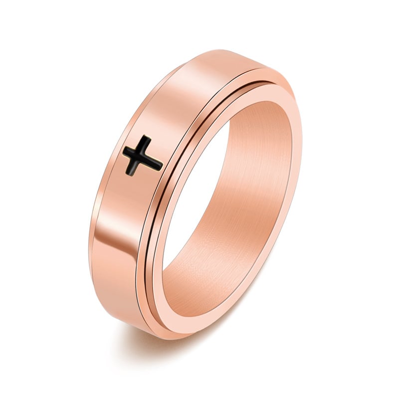__Promotion 49% OFF____To My Son Pray Through It Fidget Cross Ring