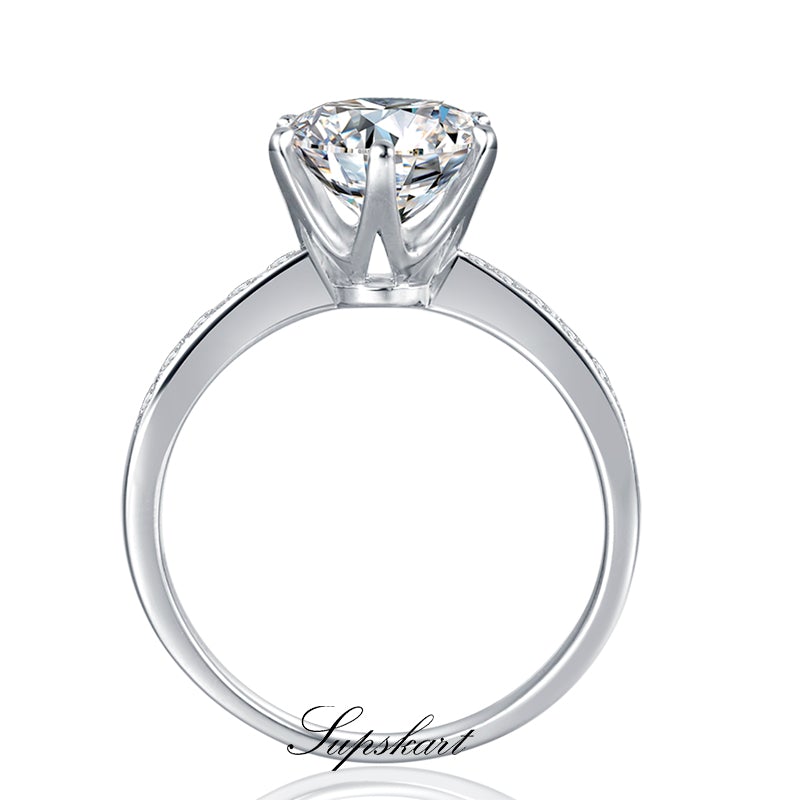 Flexible CVD Diamond Ring-D color VVS - supskart