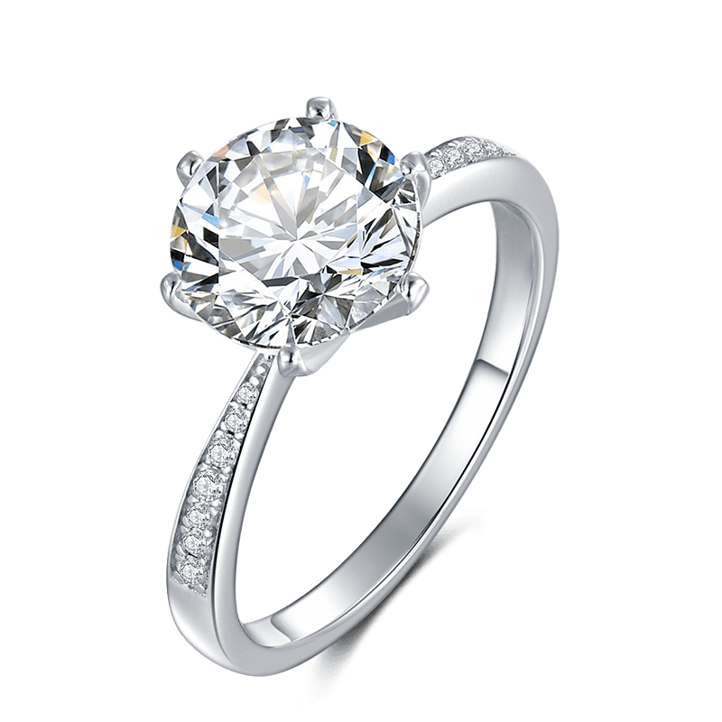 Flexible CVD Diamond Ring-D color VVS - supskart