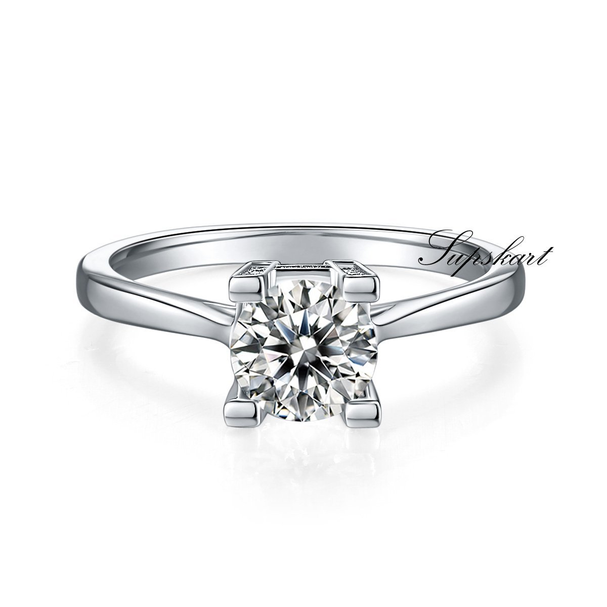 HW Letter CVD Diamonds Ring-D color VVS - supskart