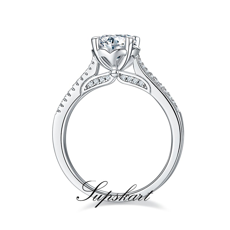Mermaid CVD Diamond Ring-D color VVS - supskart