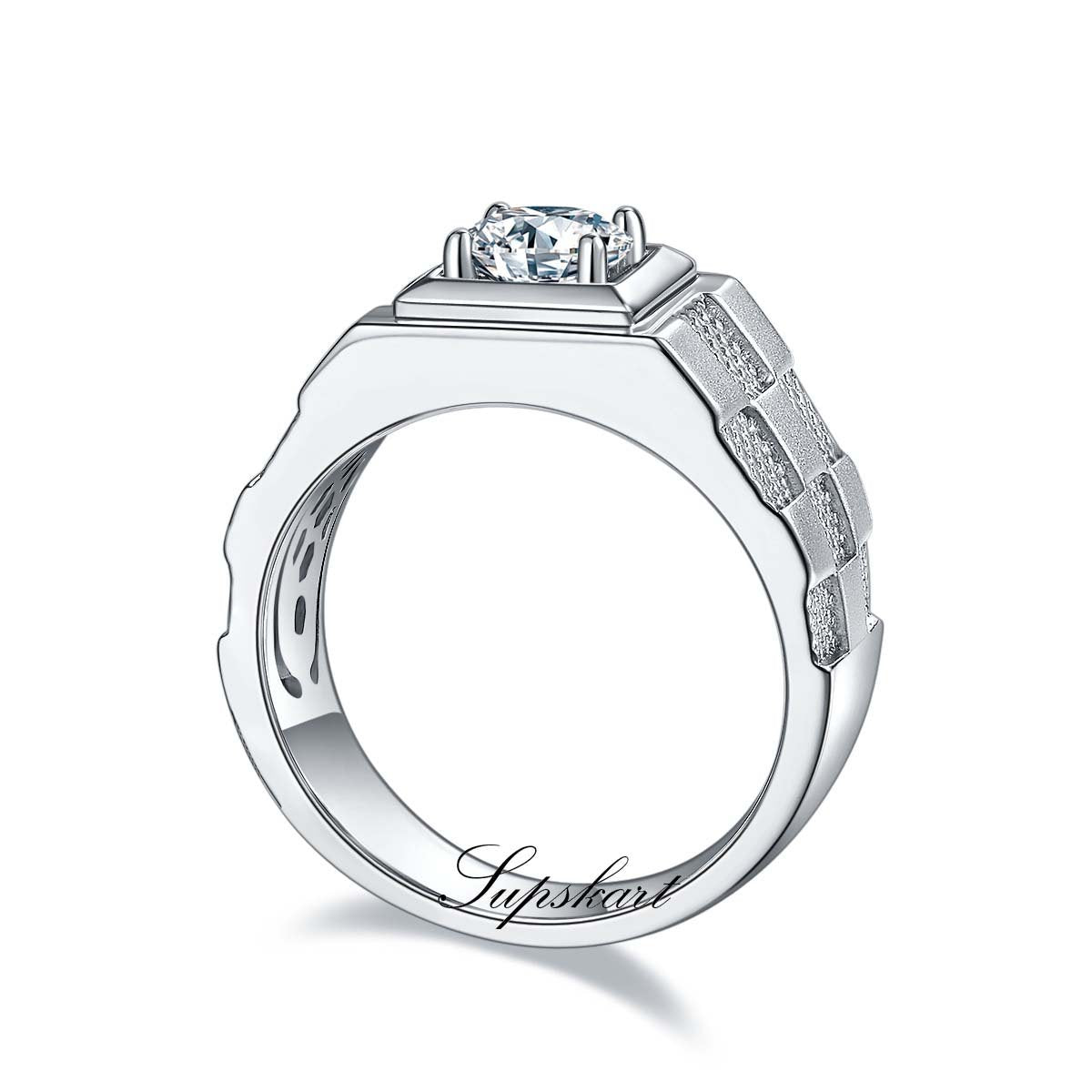 Rich Style Design Men's CVD Diamonds Ring - supskart