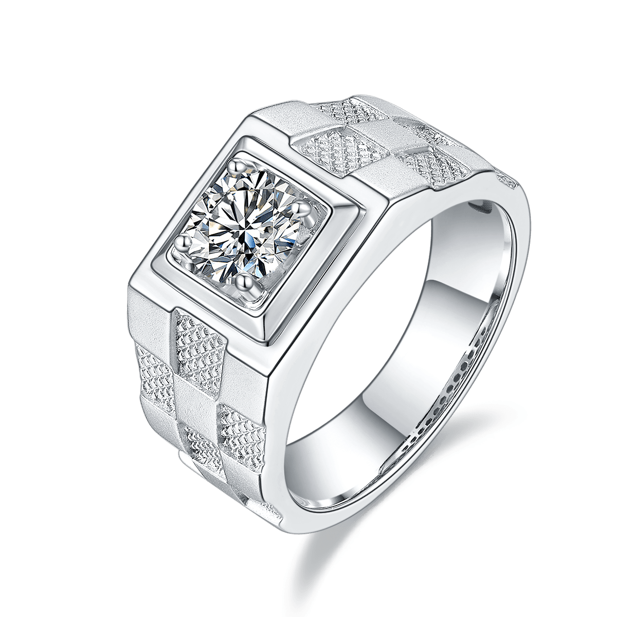 Rich Style Design Men's CVD Diamonds Ring - supskart