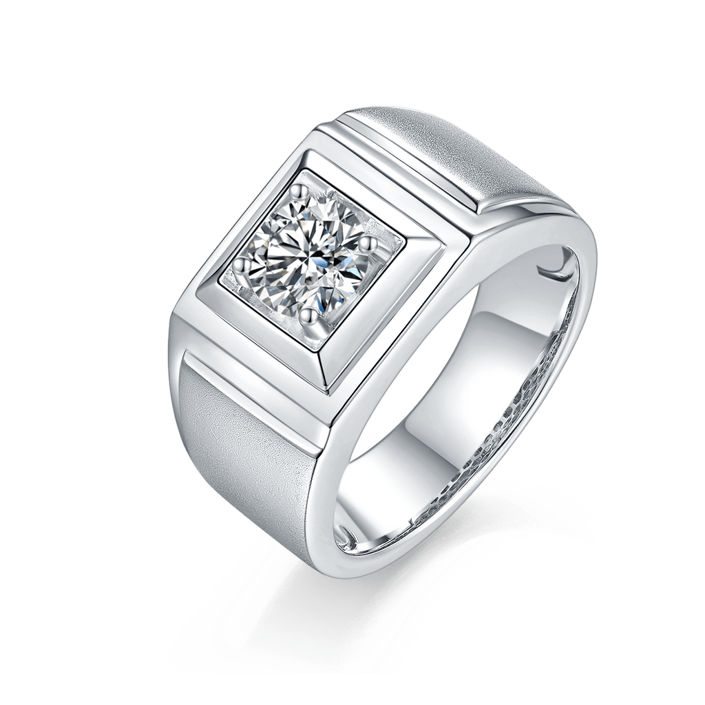 Simple Design Men's CVD Diamond Ring - supskart