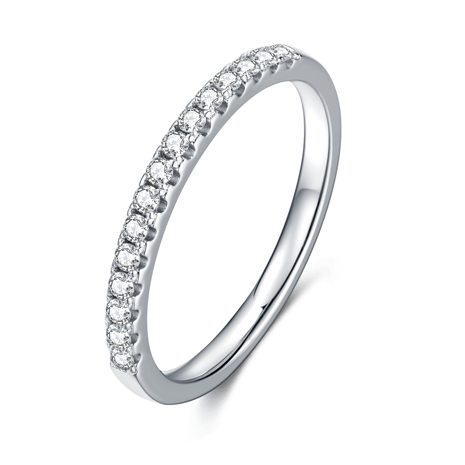 Single CVD Diamond Ring for Eternity-D color VVS - supskart