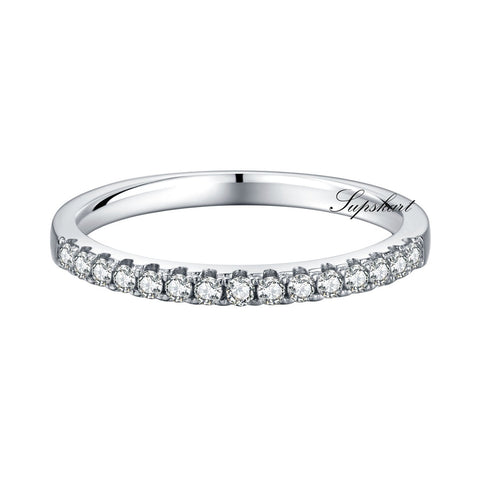 Single CVD Diamond Ring for Eternity-D color VVS - supskart
