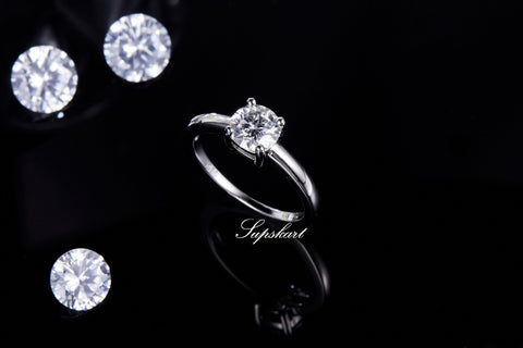 Supskart CVD Diamond Bridal Ring Sets- SUP007 - supskart