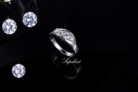 Supskart CVD Diamond Bridal Ring Sets- SUP008 - supskart