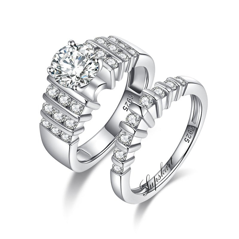 Supskart CVD Diamond Bridal Ring Sets- SUP017 - supskart