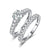 Supskart CVD Diamond Bridal Ring Sets- SUP025 - supskart