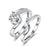 Supskart CVD Diamond Bridal Ring Sets- SUP026 - supskart