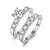 Supskart CVD Diamond Bridal Ring Sets- SUP030 - supskart