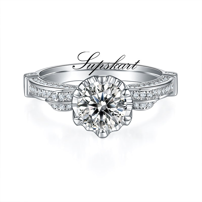 Swan Lake CVD Diamond Ring-D color VVS - supskart