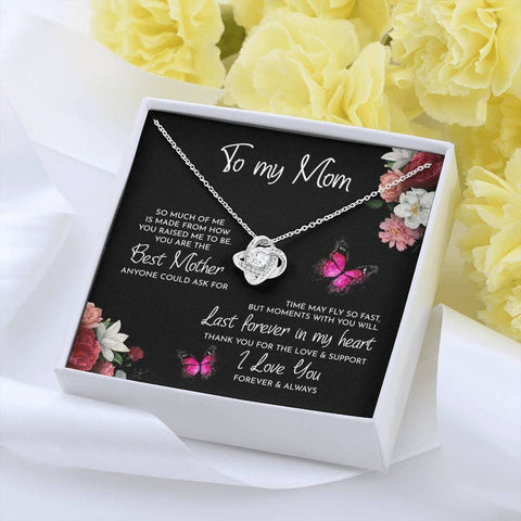 🎁The best gift for mom in 2022🎁-Love Knot CVD Diamond Necklace-Pre-sale - supskart