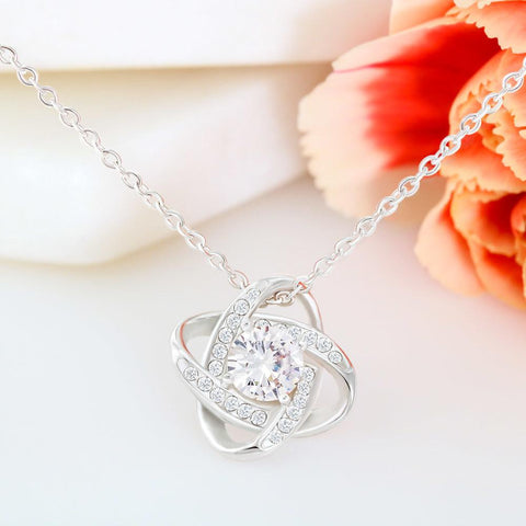 🎁The best gift for mom in 2022🎁-Love Knot CVD Diamond Necklace-Pre-sale - supskart