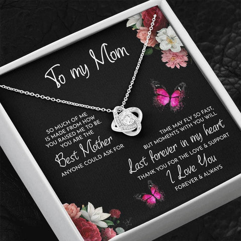 🎁The best gift for mom in 2022🎁-Love Knot CVD Diamond Necklace-Pre-sale - supskart