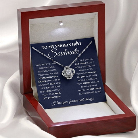 🎁The best gift for mom in 2022🎁-Love Knot CVD Diamond Necklace-Pre-sale - supskart