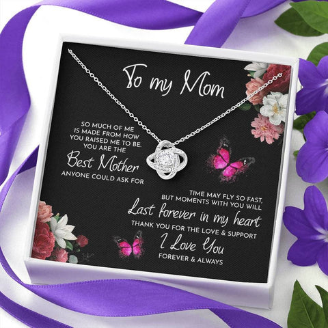 🎁The best gift for mom in 2022🎁-Love Knot CVD Diamond Necklace-Pre-sale - supskart