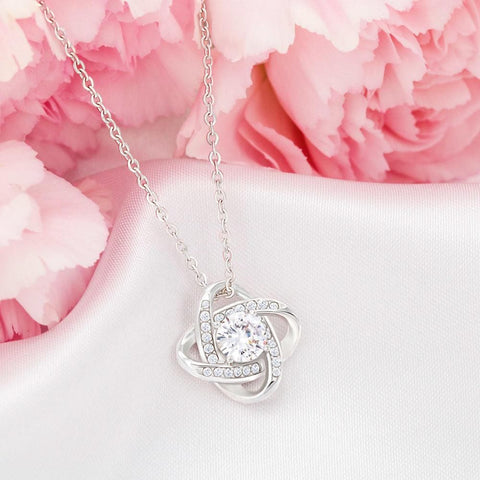 🎁The best gift for mom in 2022🎁-Love Knot CVD Diamond Necklace-Pre-sale - supskart