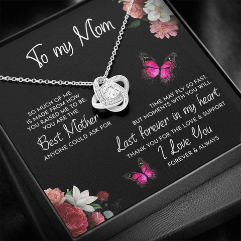 🎁The best gift for mom in 2022🎁-Love Knot CVD Diamond Necklace-Pre-sale - supskart