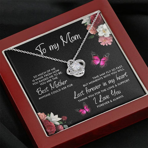 🎁The best gift for mom in 2022🎁-Love Knot CVD Diamond Necklace-Pre-sale - supskart