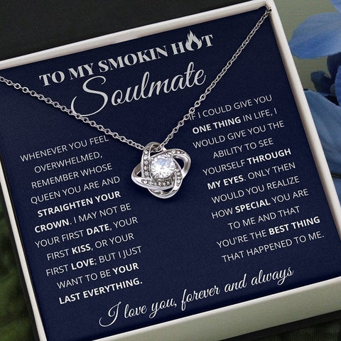 🎁The best gift for mom in 2022🎁-Love Knot CVD Diamond Necklace-Pre-sale - supskart