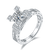 Tower CVD Diamond Ring-D color VVS - supskart