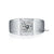 V head Men's CVD Diamond Ring - Matte Surface - supskart